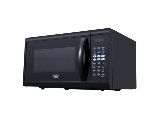 Oster OGZB1101 1.1 Cubic Feet 1100 Watt Digital Microwave Oven with 10 Adjustable Power Levels, Black (New Open Box)