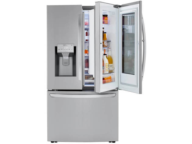 LG LRFVC2406S 24 Cu. Ft. Stainless Steel Smart Counter-Depth French Door Refrigerator | AskMen