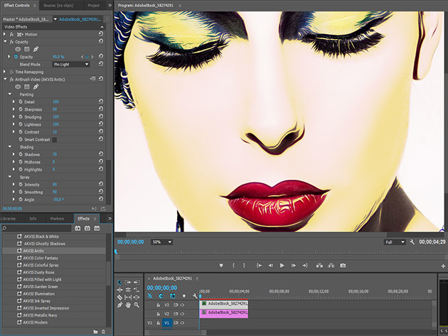 Akvis AirBrush Video Effects: Lifetime License (Pro Plan)