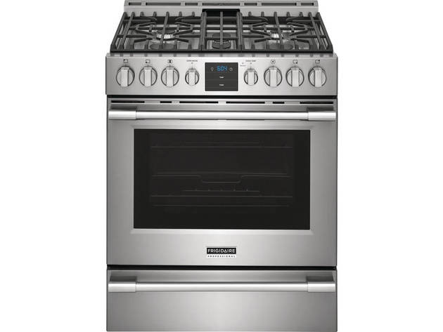 Frigidaire Professional PCFG3078AF 5.6 Cu. Ft. Stainless Front Control Gas Range with Air Fry