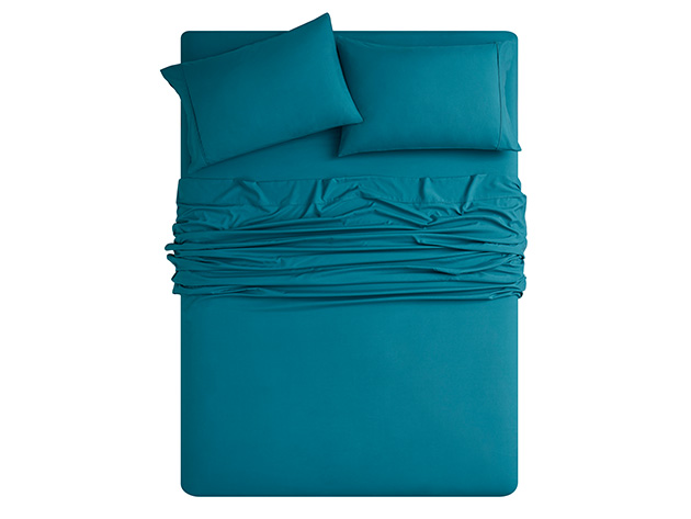 6-Piece Bamboo Comfort Luxury Sheet Set (Teal/Queen)