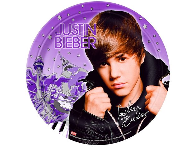 Unique 234493 Justin Bieber Dinner Plates