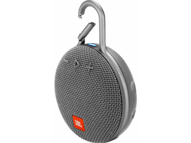 JBL CLIP3GRY Clip 3 Portable Bluetooth Speaker - Stone Gray