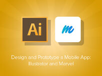 Design and Prototype a Mobile App w/ Illustrator & Marvel - Product Image