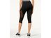 Material Girl Juniors Mesh Panel Cropped Leggings Black Size Extra Large