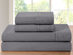 4-Piece Bamboo Blend Waffle Hem Sheet Set (Gray/Twin)