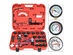 Costway 28 PCS Radiator Pressure Tester Vacuum-Type Cooling System Refill Kit W/Case Red