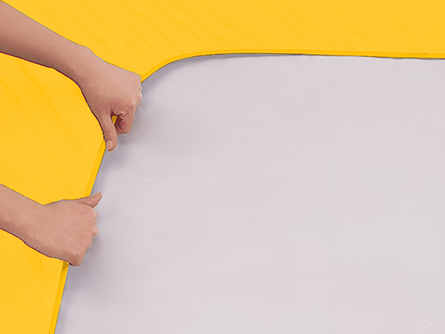 4-Piece Microfiber Sheet Set (Yellow/Queen)