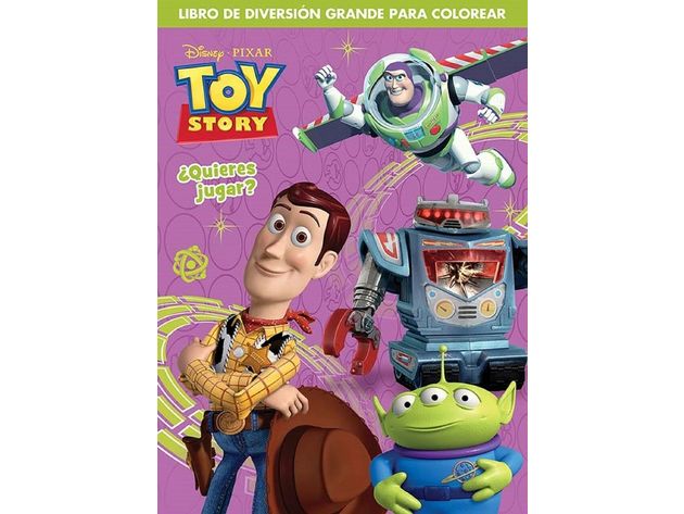 Toy Story Spanish 96 pg. Coloring Book - "Quieres Jugar?"