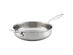 Breville Outlet 32071 Clad Stainless Steel Saute Pan / Frying Pan / Fry Pan with Lid and Helper Handle - 5 Quart, Silve