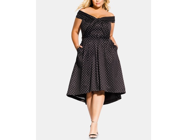 Polka dot dress size 2024 22