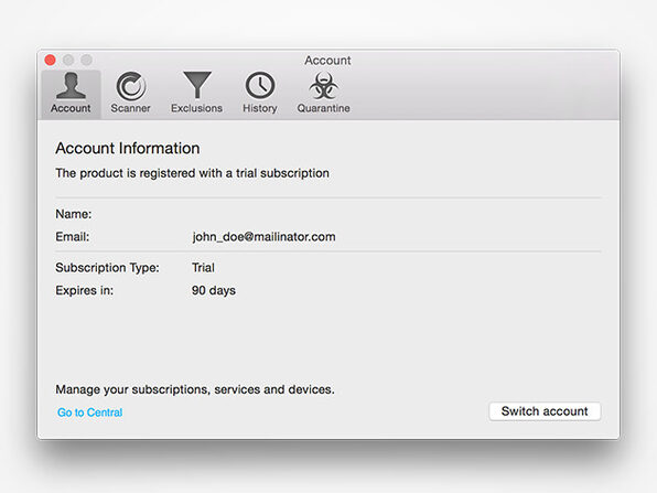 antivirus for mac 10.8.5
