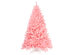 6 Foot Pink Artificial Hinged Spruce Full Christmas Tree with Foldable Metal Stand
