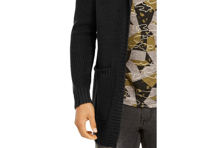 Hooded Cardigan Black 