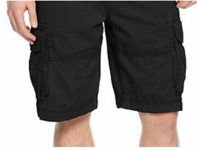 American Rag Men's Belted Relaxed Cargo Shorts Black Size 29