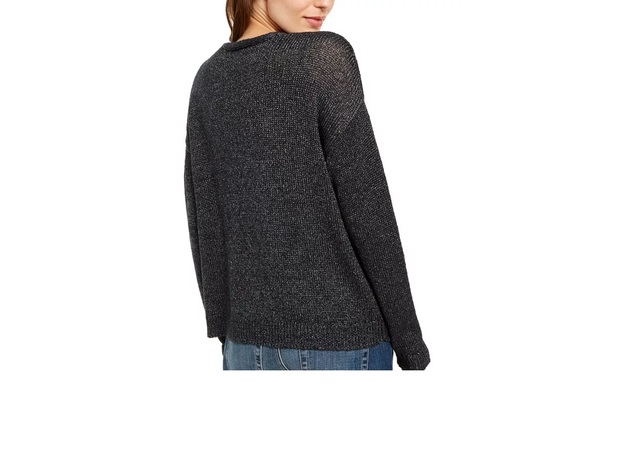 Eileen Fisher Women's V-Neck Sweater Black Size Large