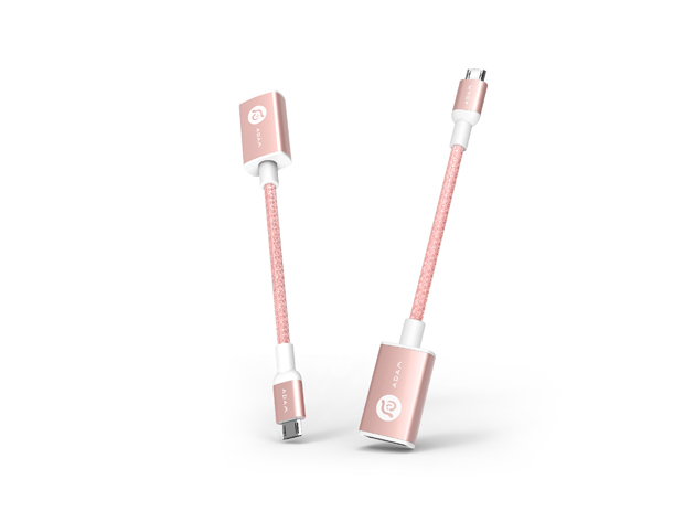 CASA Hub + PeAk USB Adapter Bundle (Rose Gold)