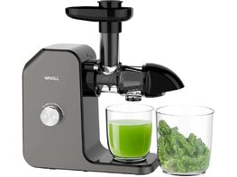 WHALL ZM151 Slow Masticating Juicer for Vegetables and Fruits with Quiet Motor & Reverse Function (New - Open Box)