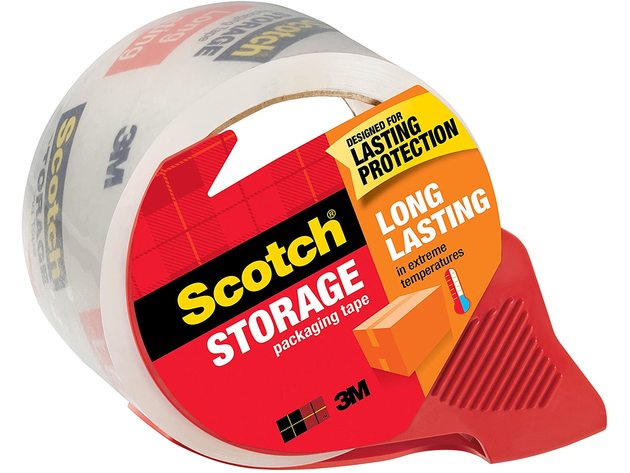 Scotch Long Lasting Acrylic Storage Packaging Tape with Dispenser, 2 Inches x 800 Inches