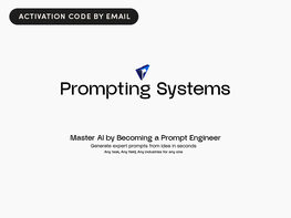 Prompting Systems: Lifetime Subscription