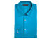 Alfani Men's Stretch Easy-Care Solid Dress Shirt Aqua Size 14x32-33