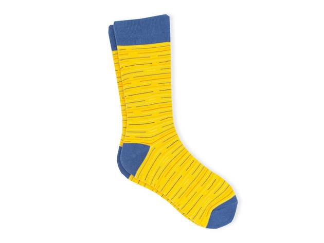 Yellow Lasers by Society Socks
