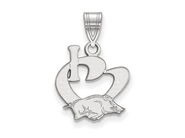 LA STERLING SILVER DRIVER #18 MEDIUM PENDANT