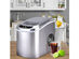 Costway Sliver Portable Compact Electric Ice Maker Machine Mini Cube 26lb/Day - Sliver