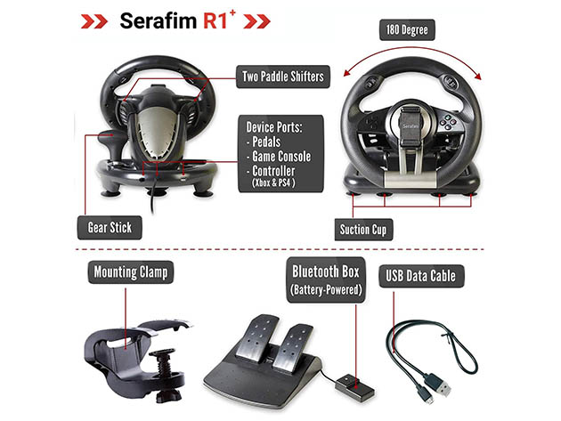 Serafim R1+ Racing Wheel