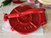 Tortilla Press Kit: Red Cast Iron with Servietta