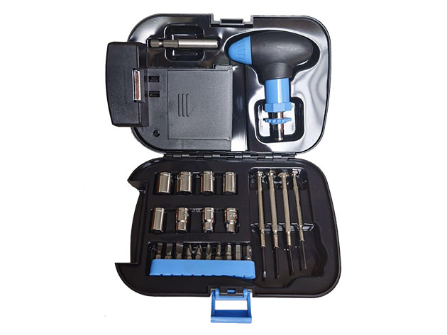 25-Piece Flashlight Toolbox Set