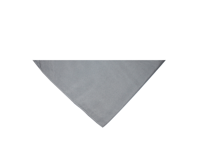 Mechaly Triangle Plain Bandanas - 6 Pack - Kerchiefs and Head Scarf - Grey