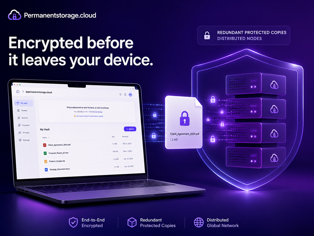 Vault Cloud Storage: Lifetime Subscription (1TB)