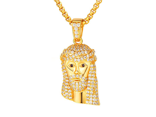 Iced Out Jesus Necklace