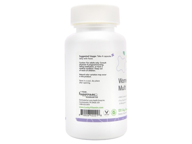 LuckyVitamin - High Potency Women's Multivitamin - 120 Veg Capsules