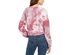 Hooked Up By IOT Juniors' Tie Dye Sweatshirt Pink Size Large
