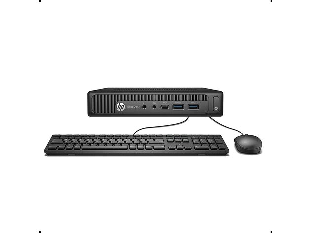 HP EliteDesk 800 G2 Mini Desktop (2018) 2.2GHz i5-6400T 8GB RAM 128GB SSD Win 10 Pro (Refurbished)