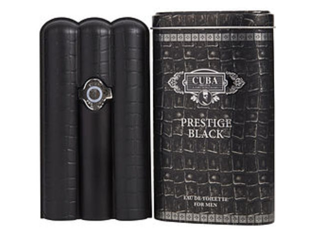 CUBA PRESTIGE BLACK by Cuba EDT SPRAY 3 OZ For MEN
