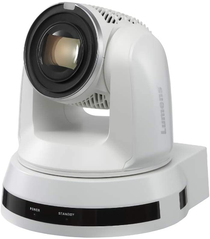 Lumens VC-A61P 30x Optical Zoom 4K, IP PTZ Video Camera, White