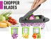 8-Blade Veggie Chopper with Container