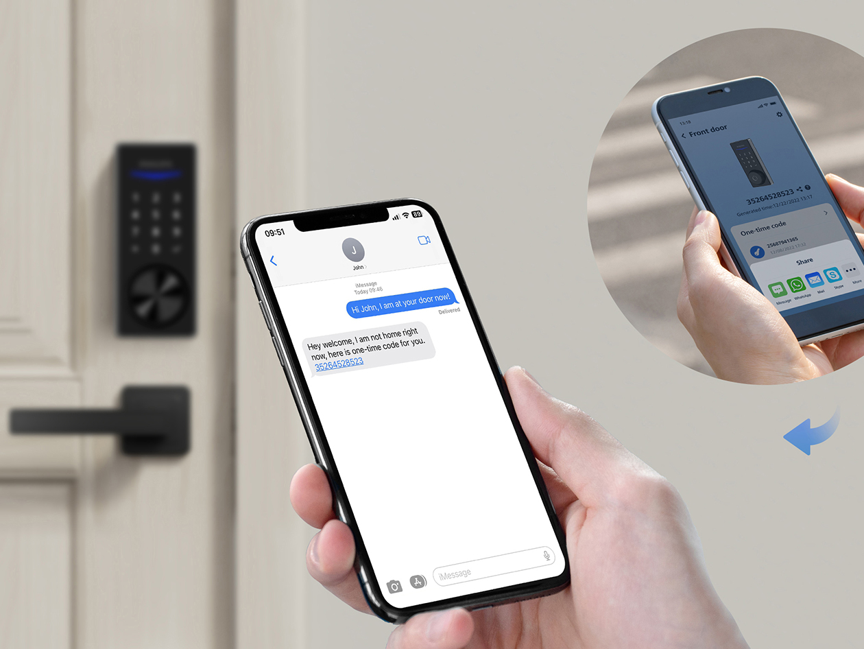 Philips 1000 Series Touchscreen Key-free Electronic Deadbolt (Satin Nickel)