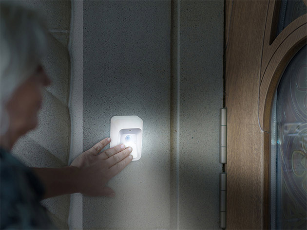 Wireless Doorbell with Motion Sensing LED Light