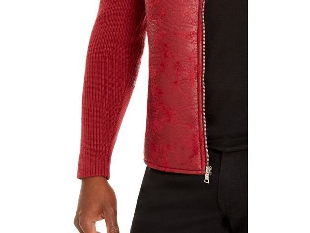 INC International Concepts INC Men's Textured Sweater Jacket