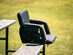 Extra Wide Reclining Stadium Seat with Armrests & Side Pockets (Orange)