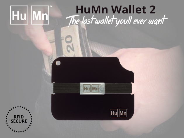 Sleek HuMn Mini Wallet w/ RFID Protection