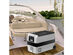 STAKOL 53 Quarts Portable Electric Car Cooler Refrigerator/Freezer Wheels Camping - Grey and Black