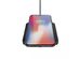 Just Wireless Qi 10 Watt Charger with 2 Amp AC, Case Friendly Charging- Black & Gray (New Open Box)