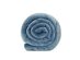 Zakary Flannel Reversible Heathered Sherpa Throw Blanket 60" x 80" / Light Blue
