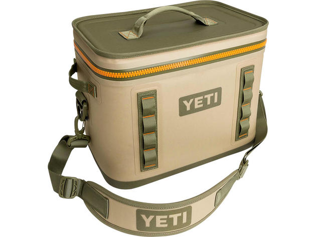Yeti 18050120000 Hopper Flip 18 Soft Cooler - Field Tan/Blaze Orange