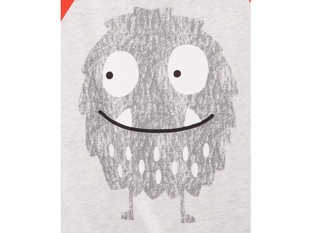 First Impressions Toddler Boys Monster T-Shirt Grey Size 12 Months